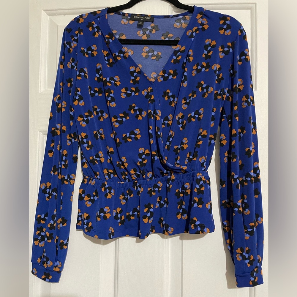 Banana Republic wrap blouse